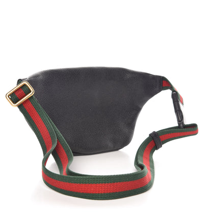 Gucci Grained Calfskin Small Logo Belt Bag Black 3 of 7