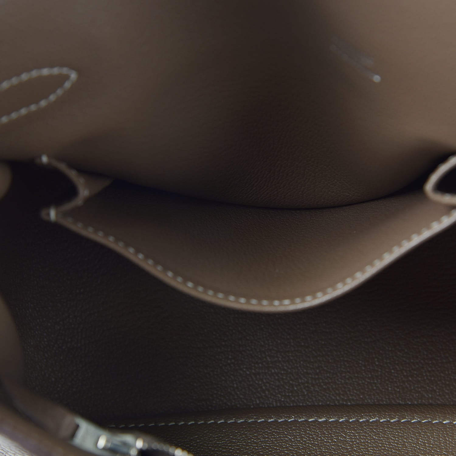 Hermes Taurillon Clemence Jypsiere 28 Etoupe 8 of 15