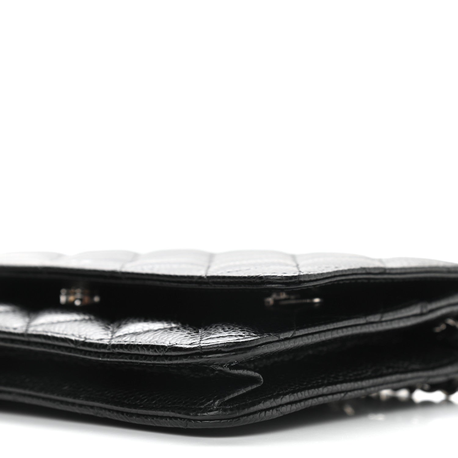 Chanel Caviar Quilted Wallet On Chain WOC Black 10 of 10