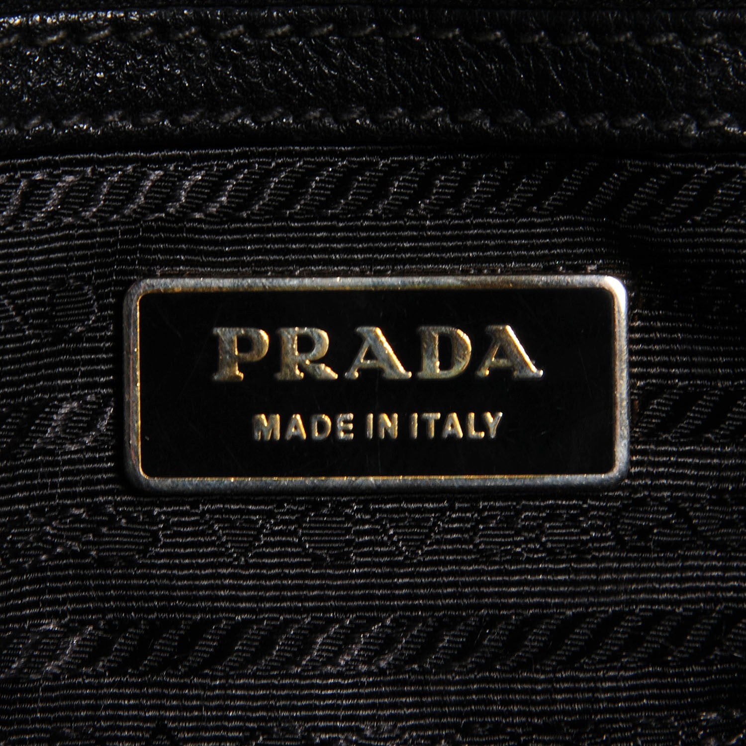 Prada Vitello Daino Tote Nero Black 7 of 8
