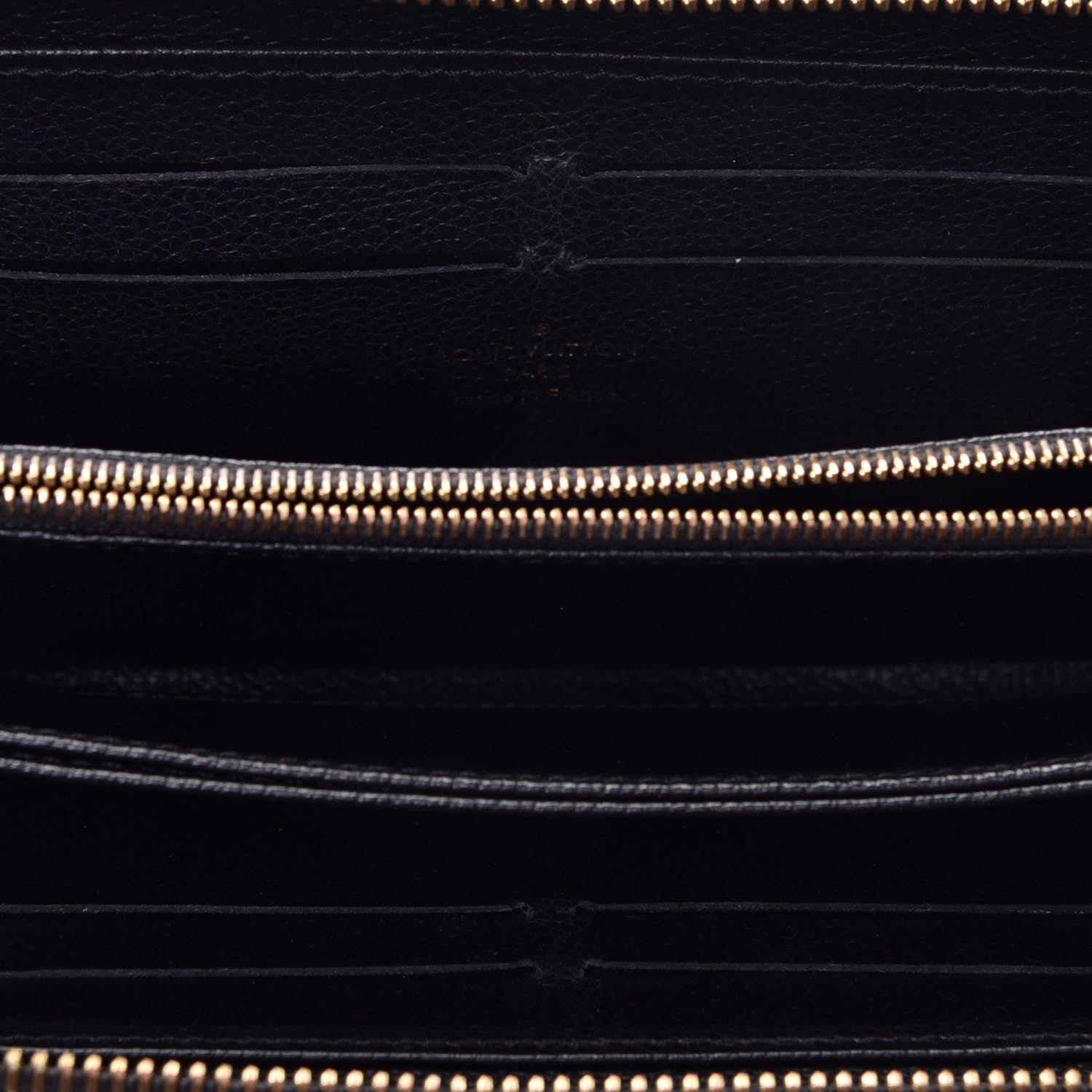 Louis Vuitton Empreinte Zippy Wallet Black 5 of 8