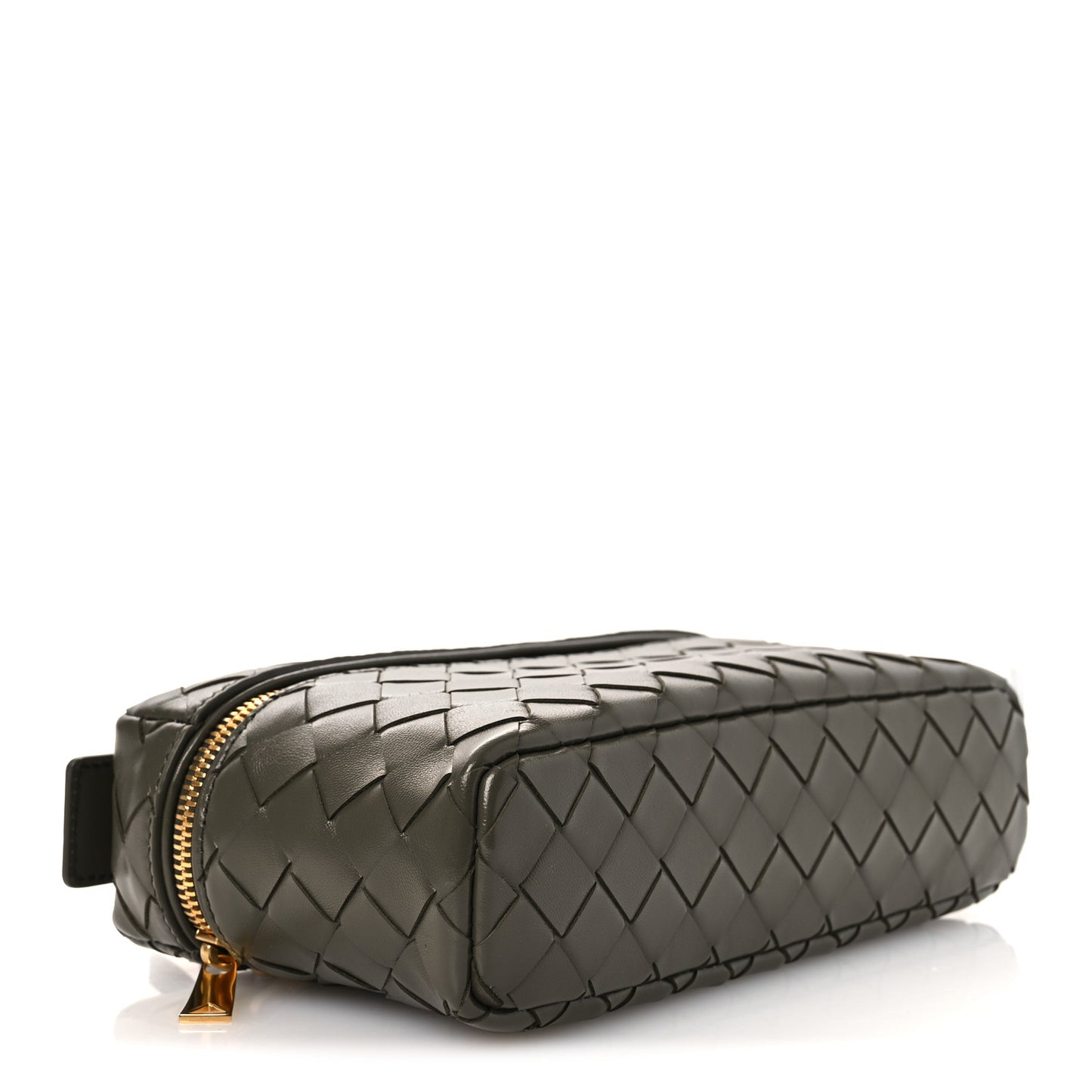 Calfskin Intrecciato Bang Bang Vanity Case Cypress