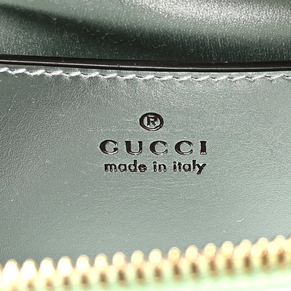 Gucci Iridescent Nappa Chevron Matelasse Small GG Marmont Chain Shoulder Bag Iridescent Salvy Green 6 of 10