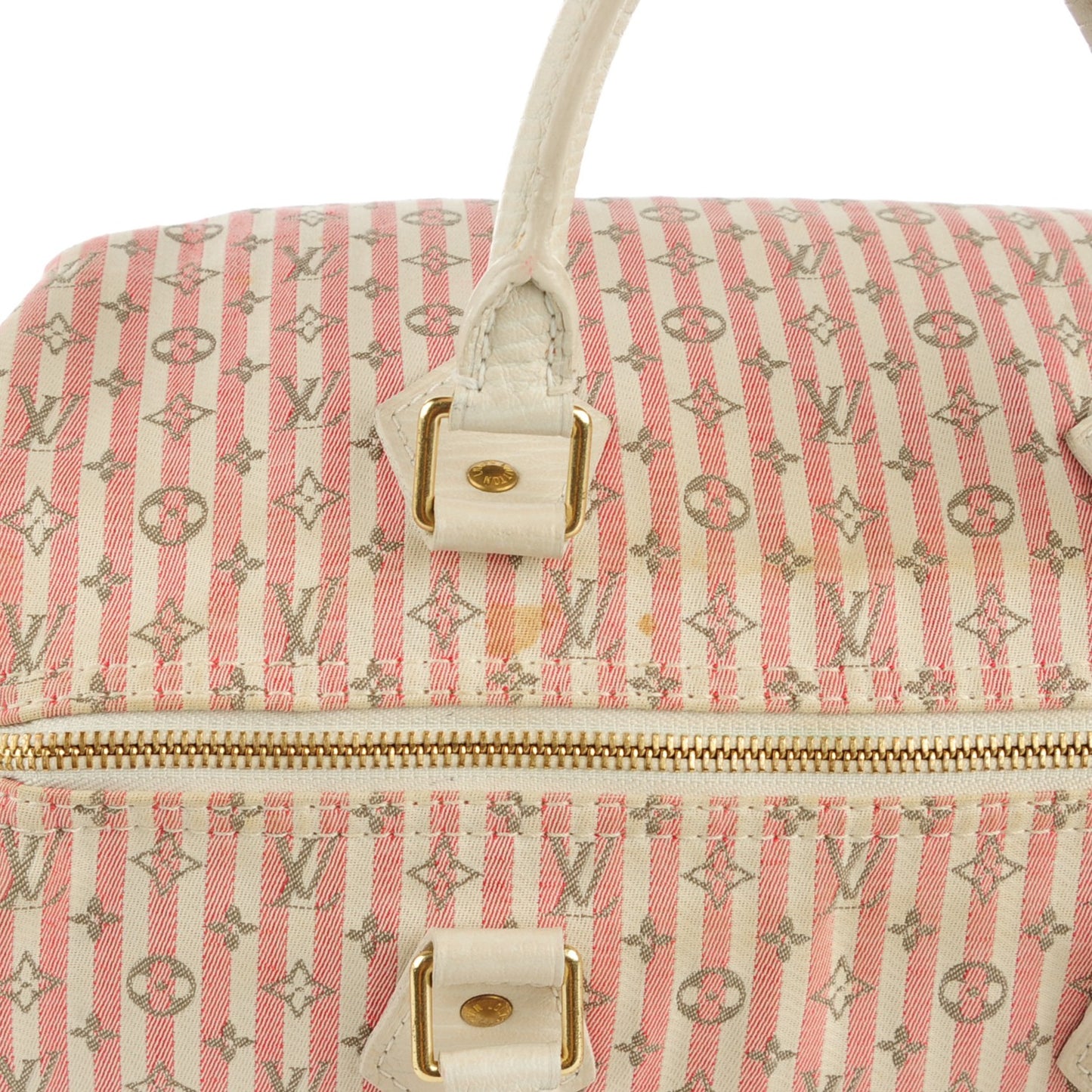 Mini Lin Croisette Speedy 30 Rouge