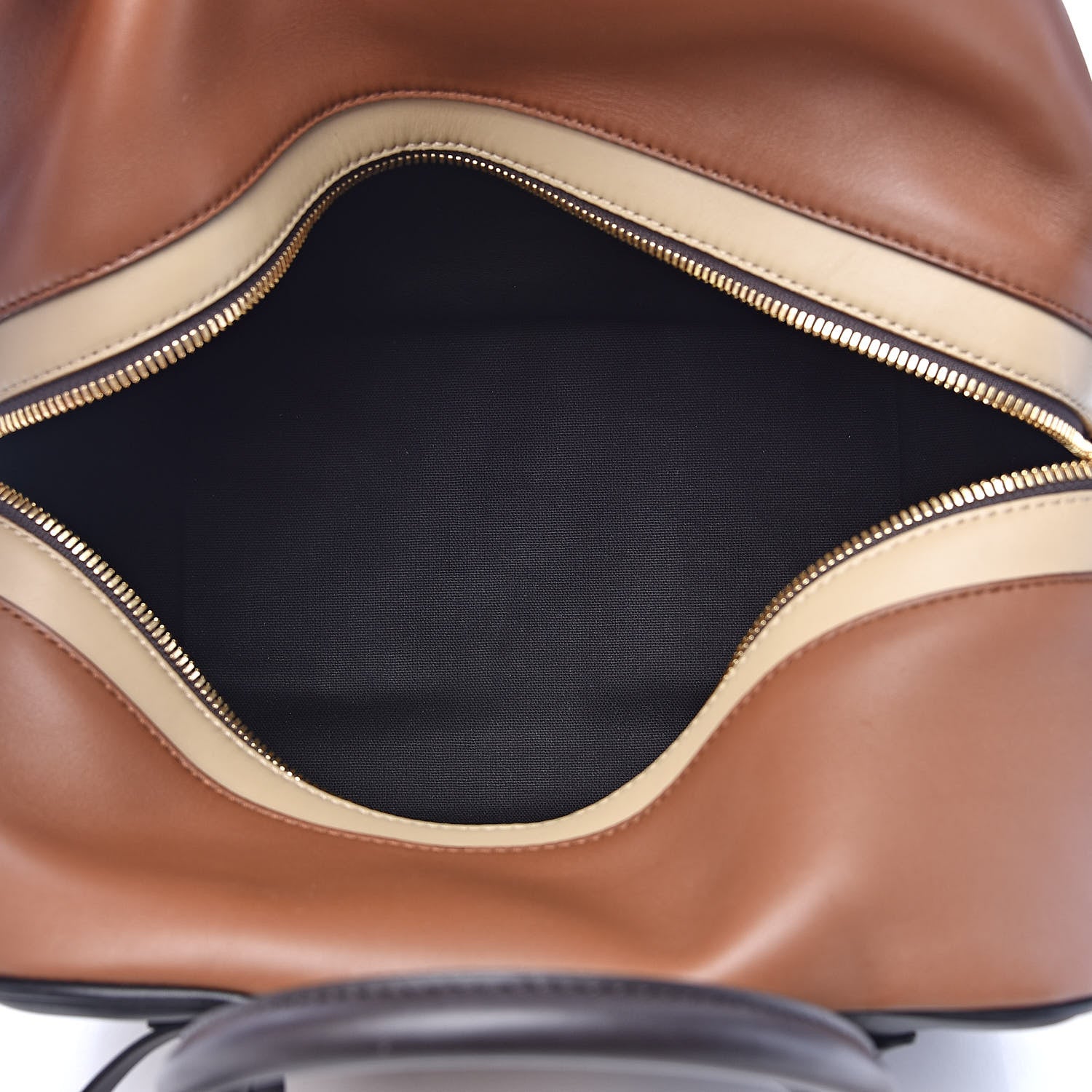 Burberry Smooth Calfskin Paneled Medium Cube Bowling Bag Black 5 of 11