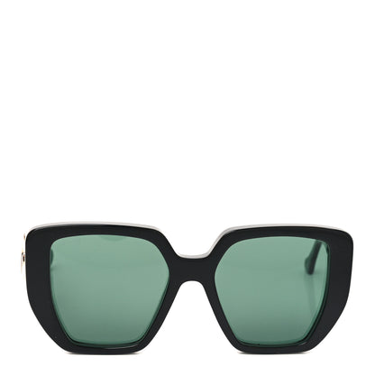 Gucci Acetate Square Frame Sunglasses GG0956S Green Black 2 of 7