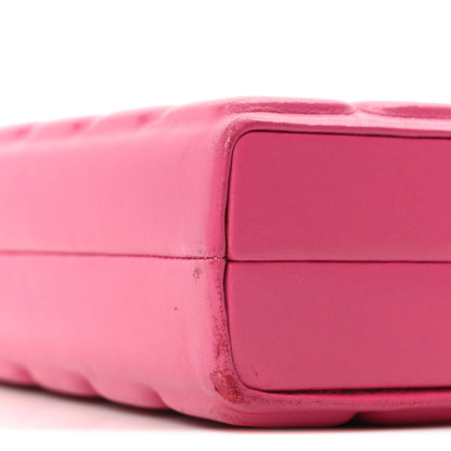 Chanel Lambskin Chocolate Bar Lock Clutch Bag Pink 10 of 10