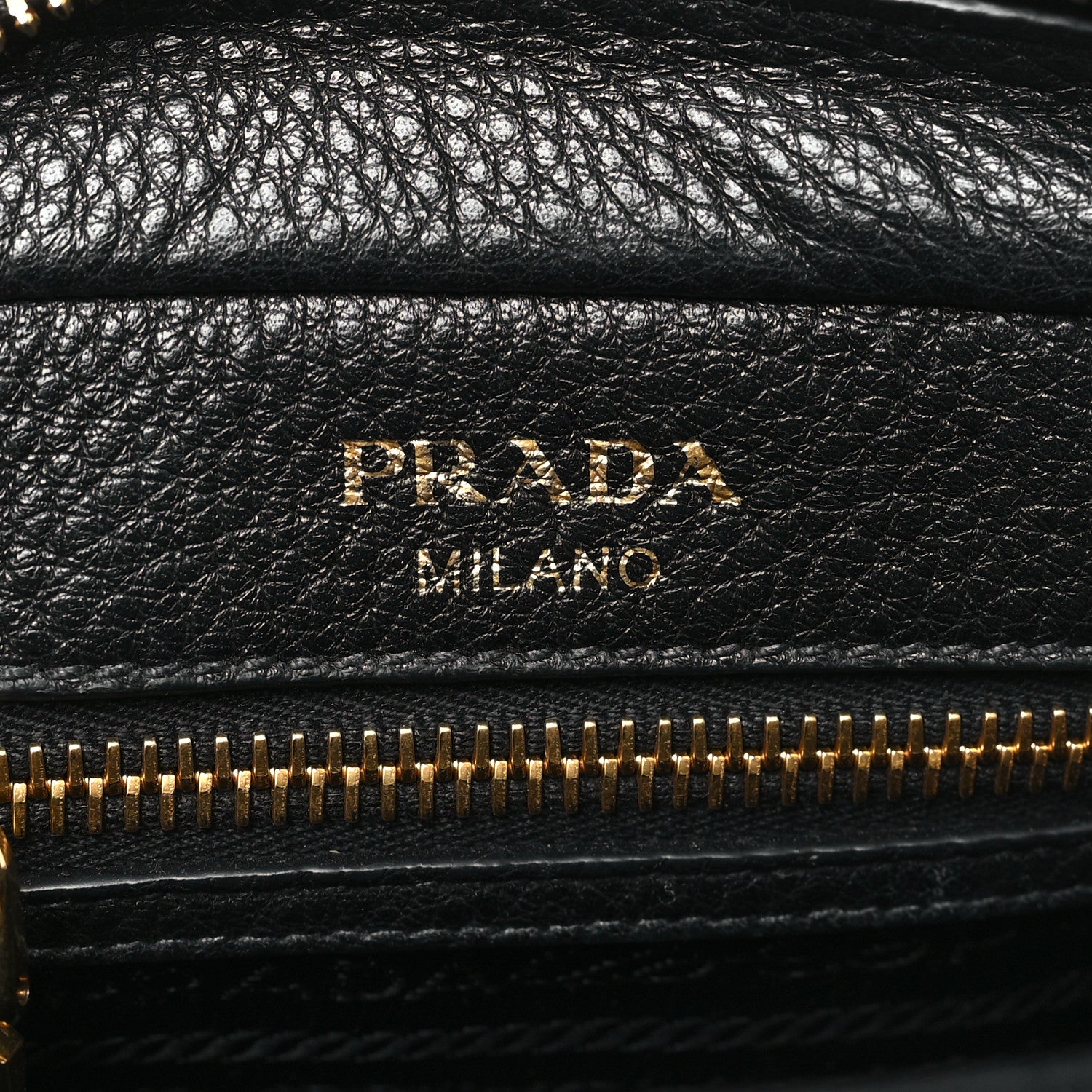 Prada Vitello Phenix Camera Bag Black 6 of 11