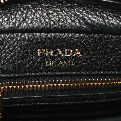Prada Vitello Phenix Camera Bag Black 6 of 11