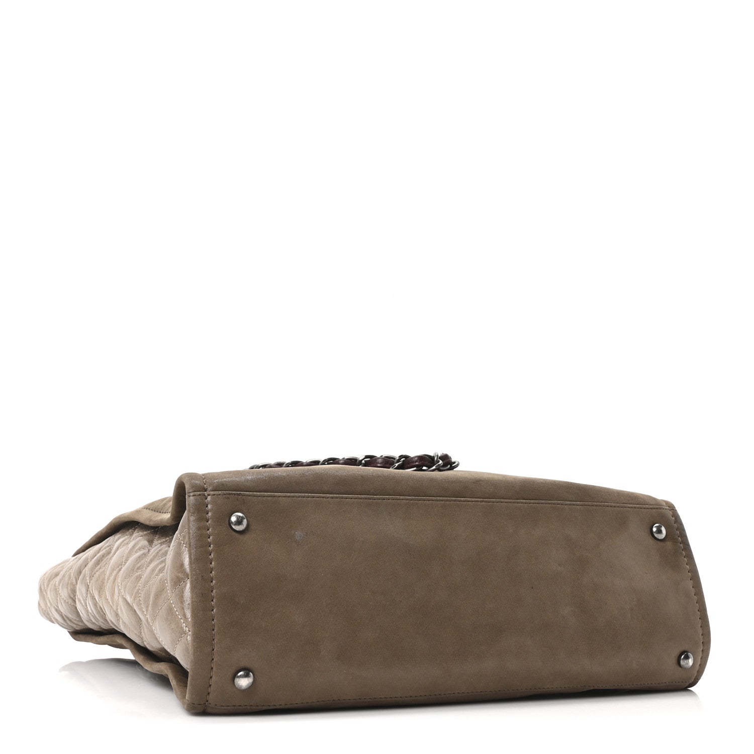 Chanel Iridescent Calfskin In The Mix Tall Tote Khaki 4 of 10