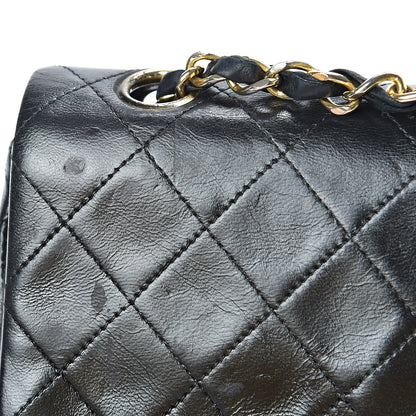 Chanel Lambskin Quilted Small Double Flap Black 17 of 19