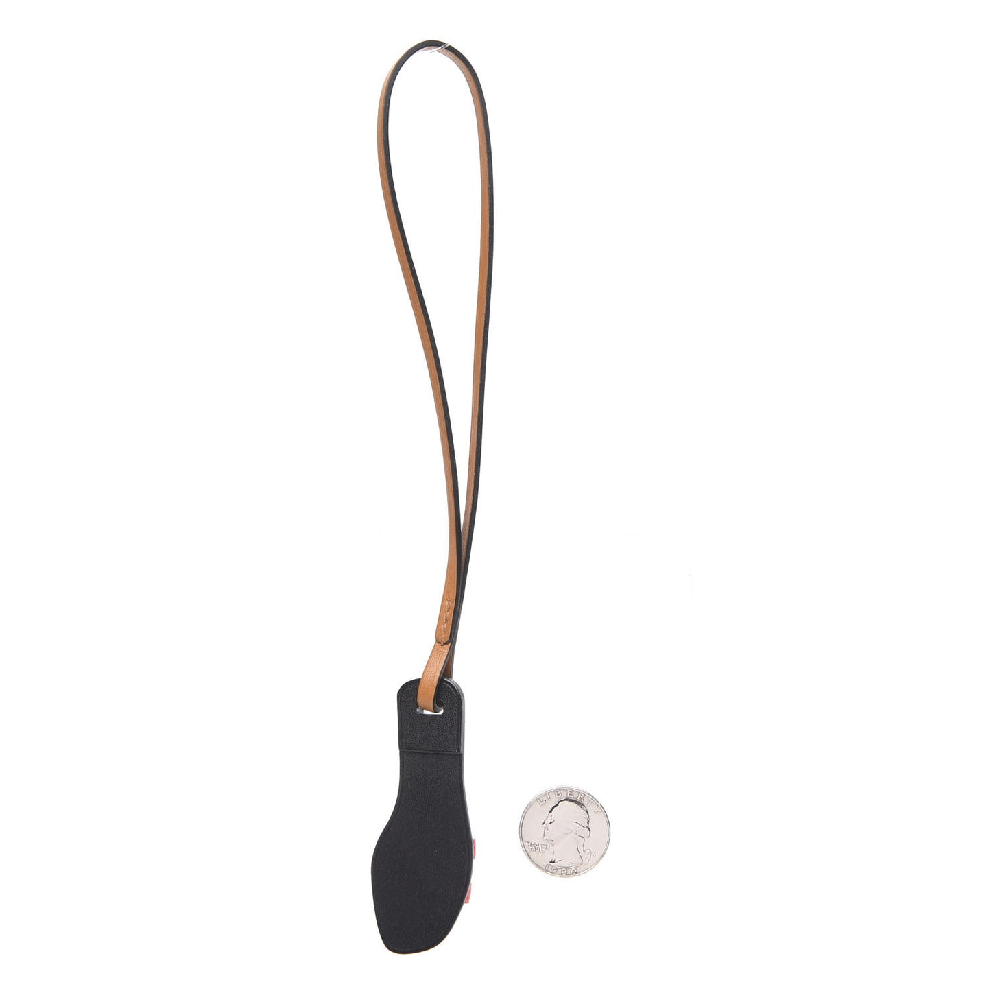 Epsom Butler Calfskin Hunter Oran Nano Bag Charm Rose Texas