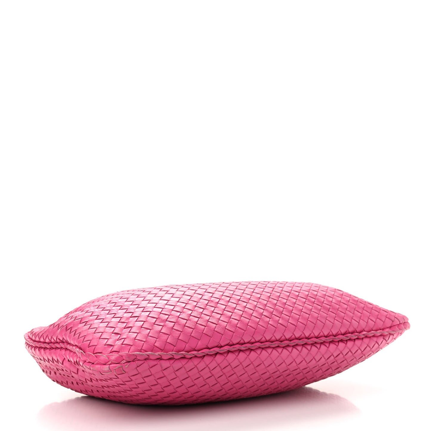 Nappa Intrecciato Maxi Veneta Hobo Fuchsia