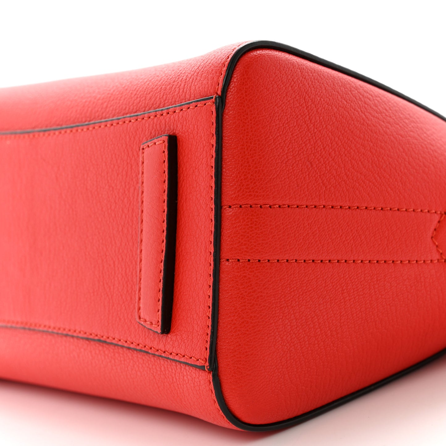 Sugar Goatskin Mini Antigona Pop Red