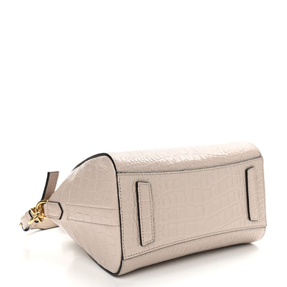 Givenchy Calfskin Crocodile Embossed Mini Antigona Dune 4 of 10