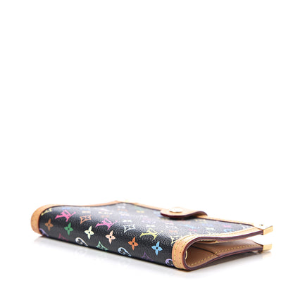 Louis Vuitton Monogram Multicolor Small Ring Agenda Cover Black 3 of 7