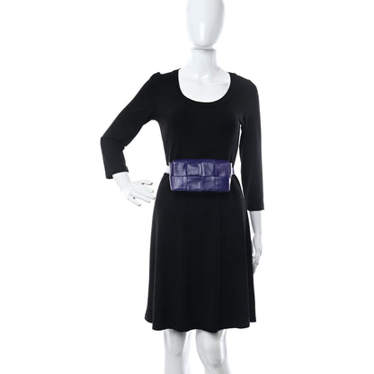 Bottega Veneta Paper Calfskin Intrecciato Cassette Belt Bag Purple 2 of 11