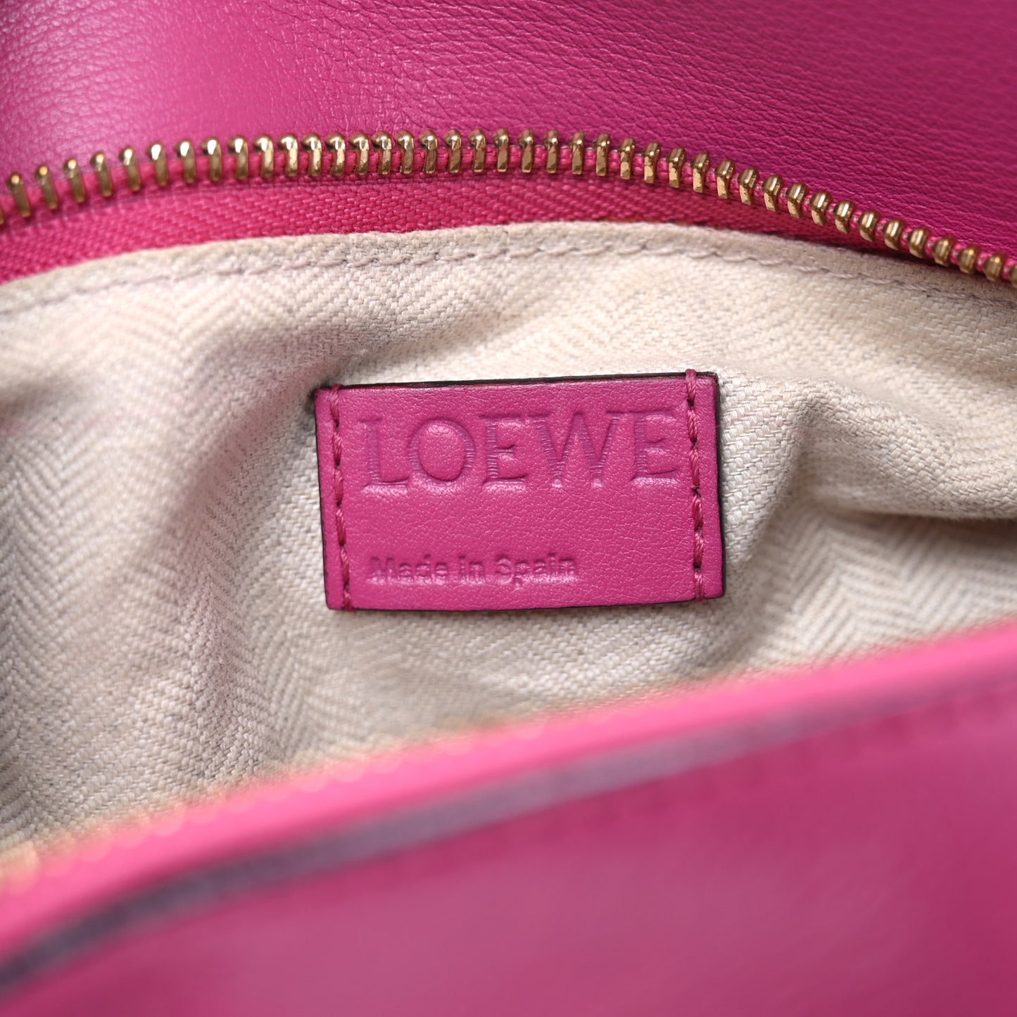 Calfskin Small Puzzle Bag Fuchsia