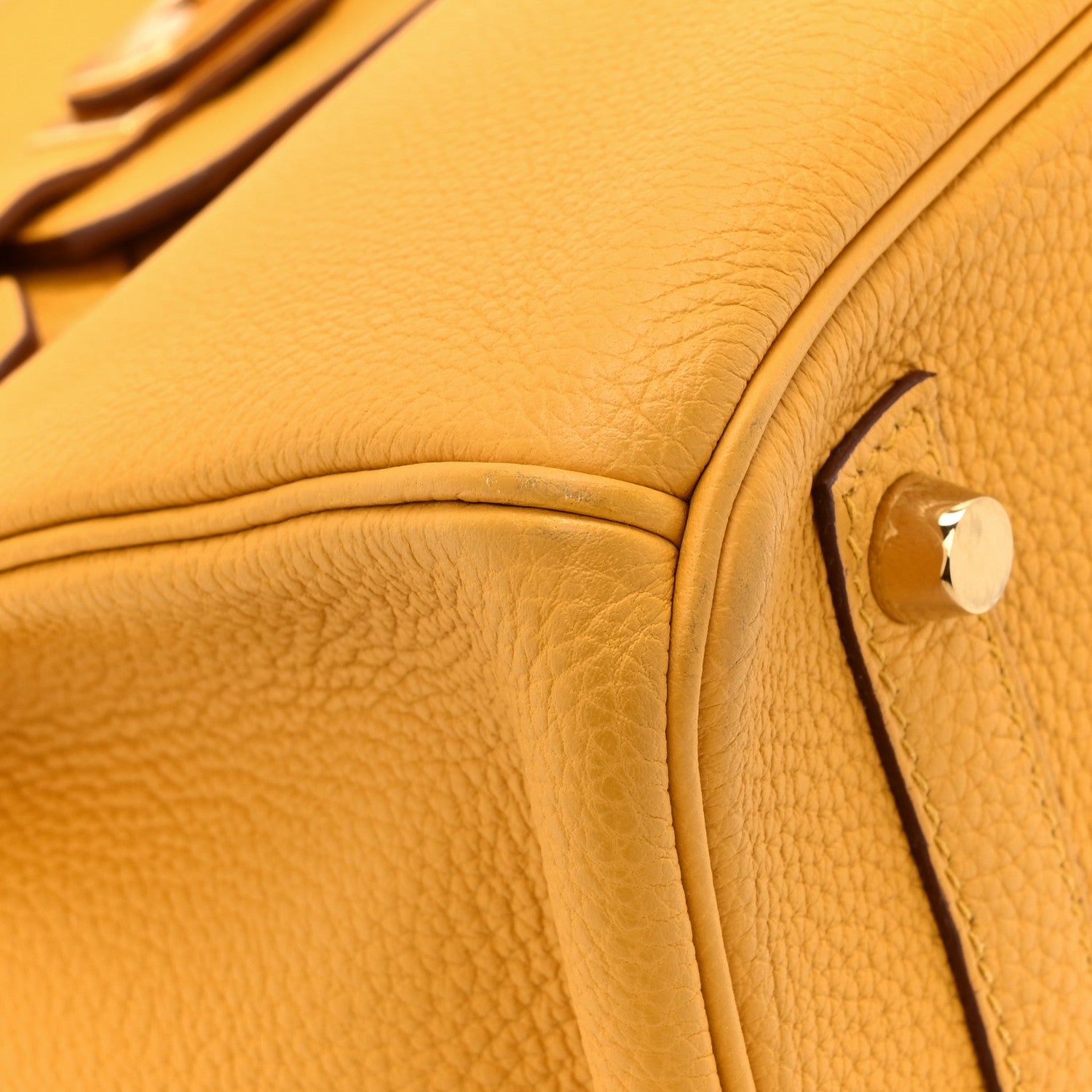 Hermes Togo BIRKIN 30 Jaune Ambre 13 of 19