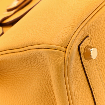 Hermes Togo BIRKIN 30 Jaune Ambre 13 of 19