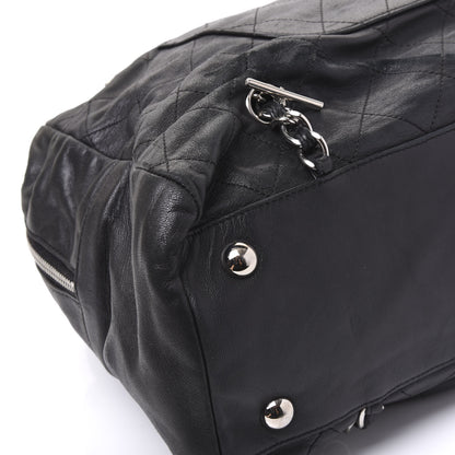 Chanel Lambskin Stitched Shoulder Bag Black 7 of 11