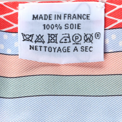 Hermes Silk Twilly Grand Theatre Nouveau Grenadine Ciel Rose 3 of 4