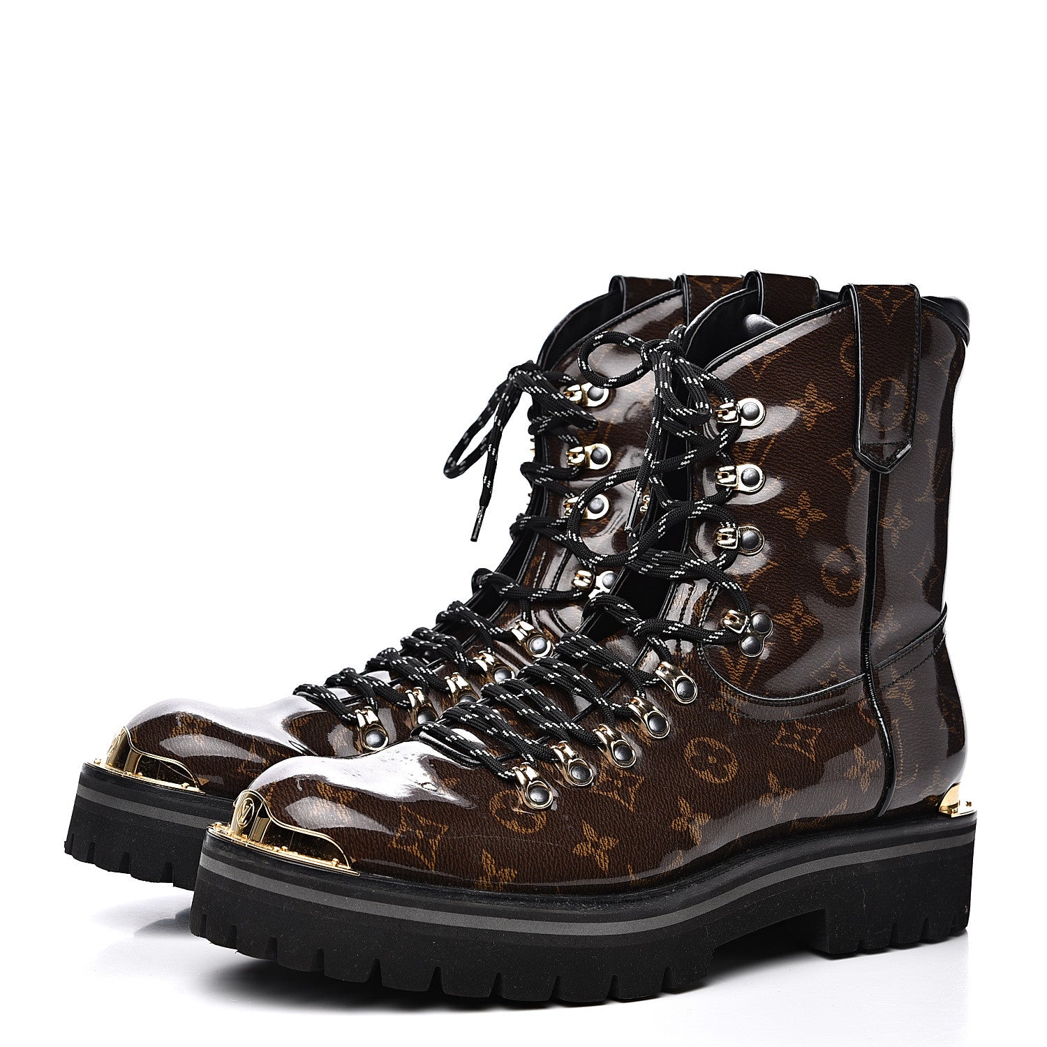 Louis Vuitton Monogram Glaze Mens Outland Ankle Boots 9.5 Ebene 3 of 7