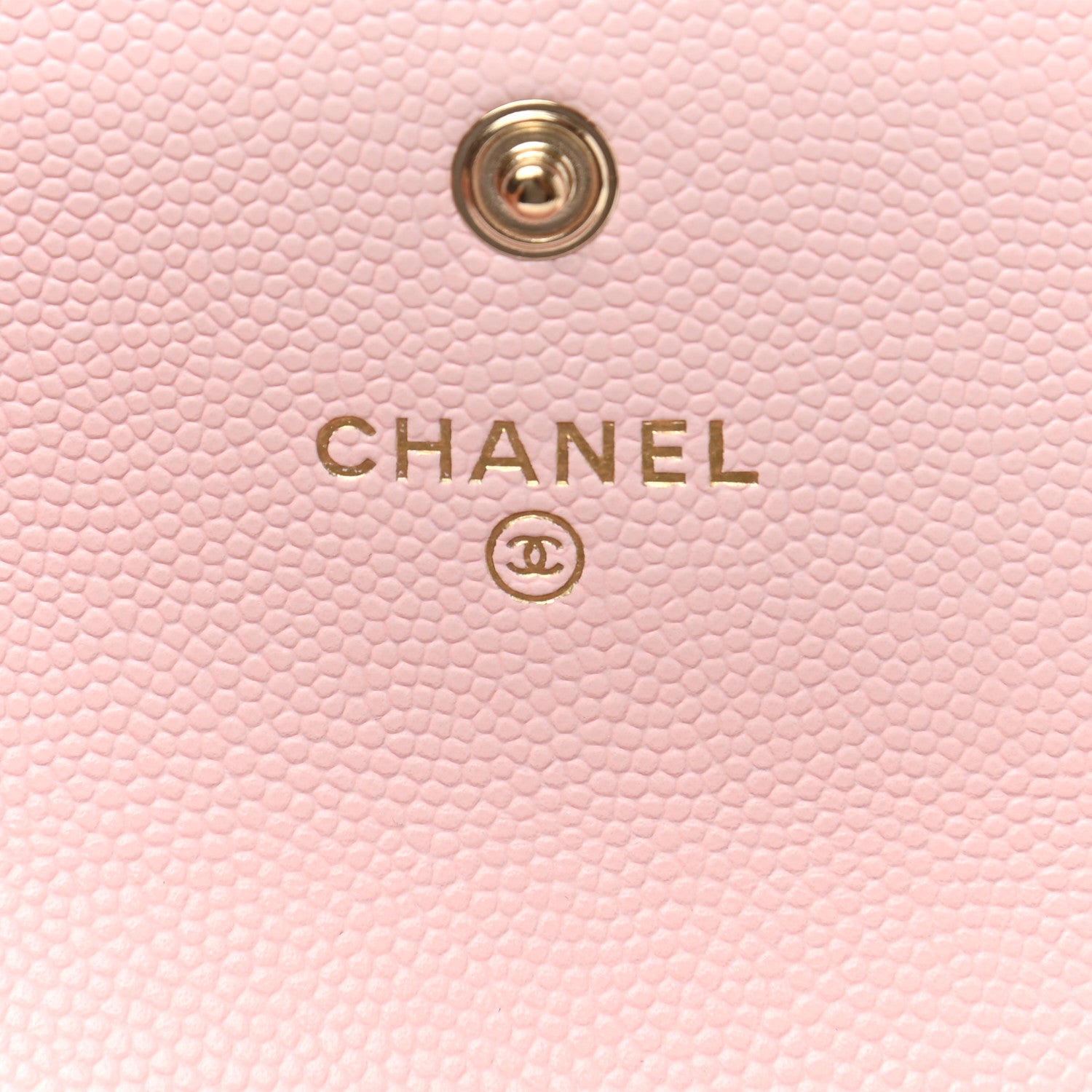 Chanel Caviar Quilted Crystal CC Flap Card Holder Pink 6 of 10