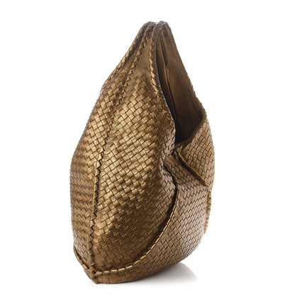 Bottega Veneta Cervo Intrecciato Large Simple Hobo New Bronze 2 of 11