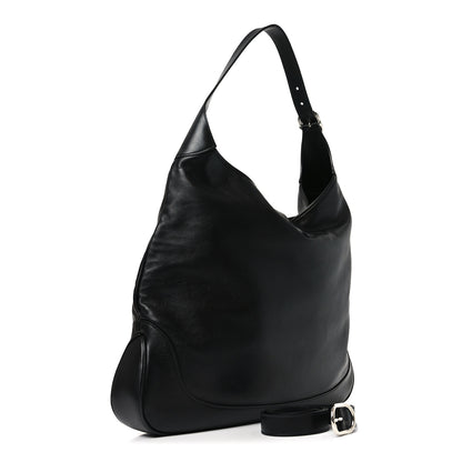 Gucci Calfskin Large Jackie 1961 Shoulder Bag Black 2 of 8