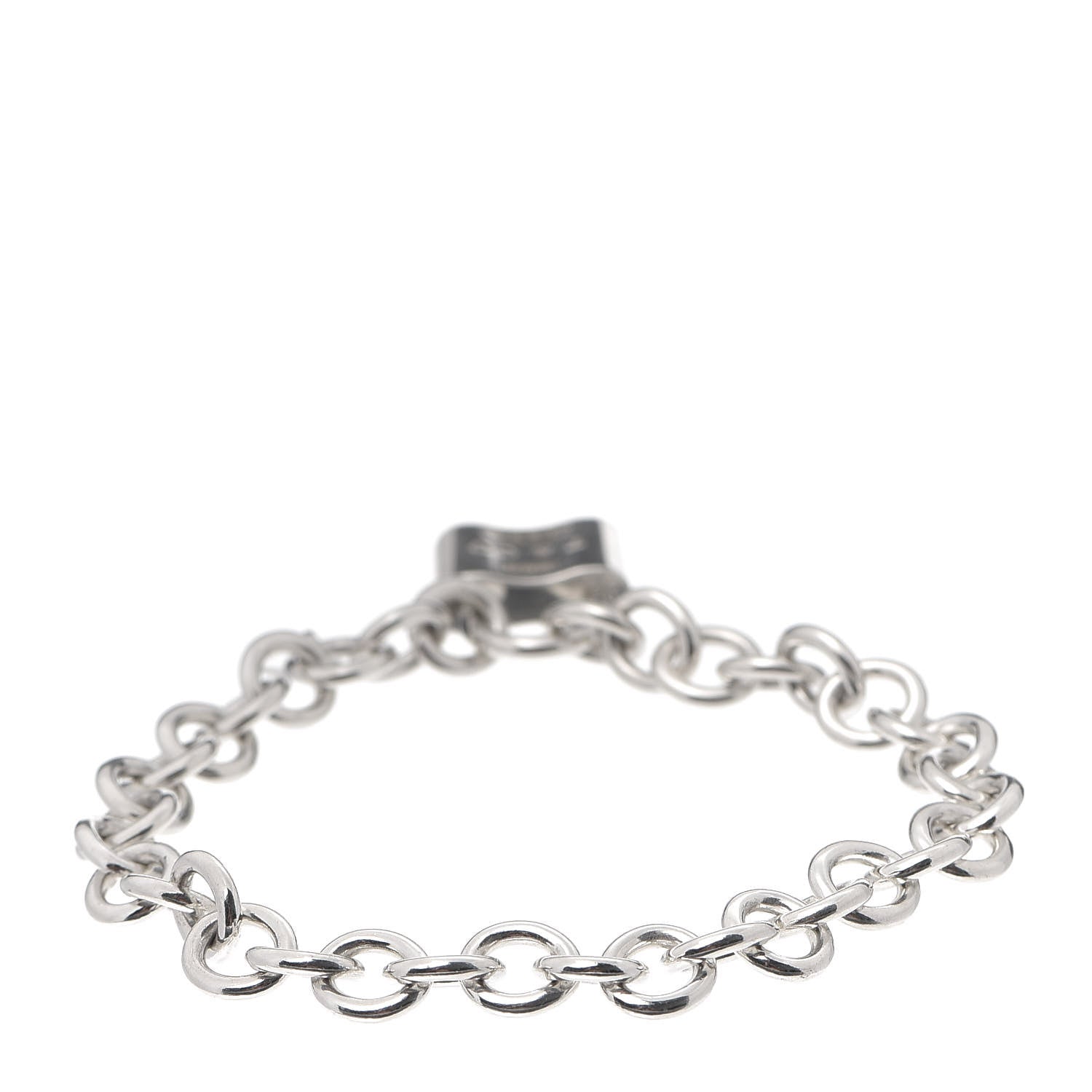 Tiffany Sterling Silver 1837 Lock Charm Bracelet 3 of 5