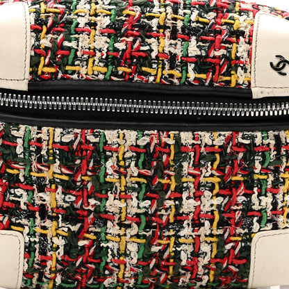 Chanel Tweed Calfskin Street Allure Waist Bag White Multicolor 8 of 13
