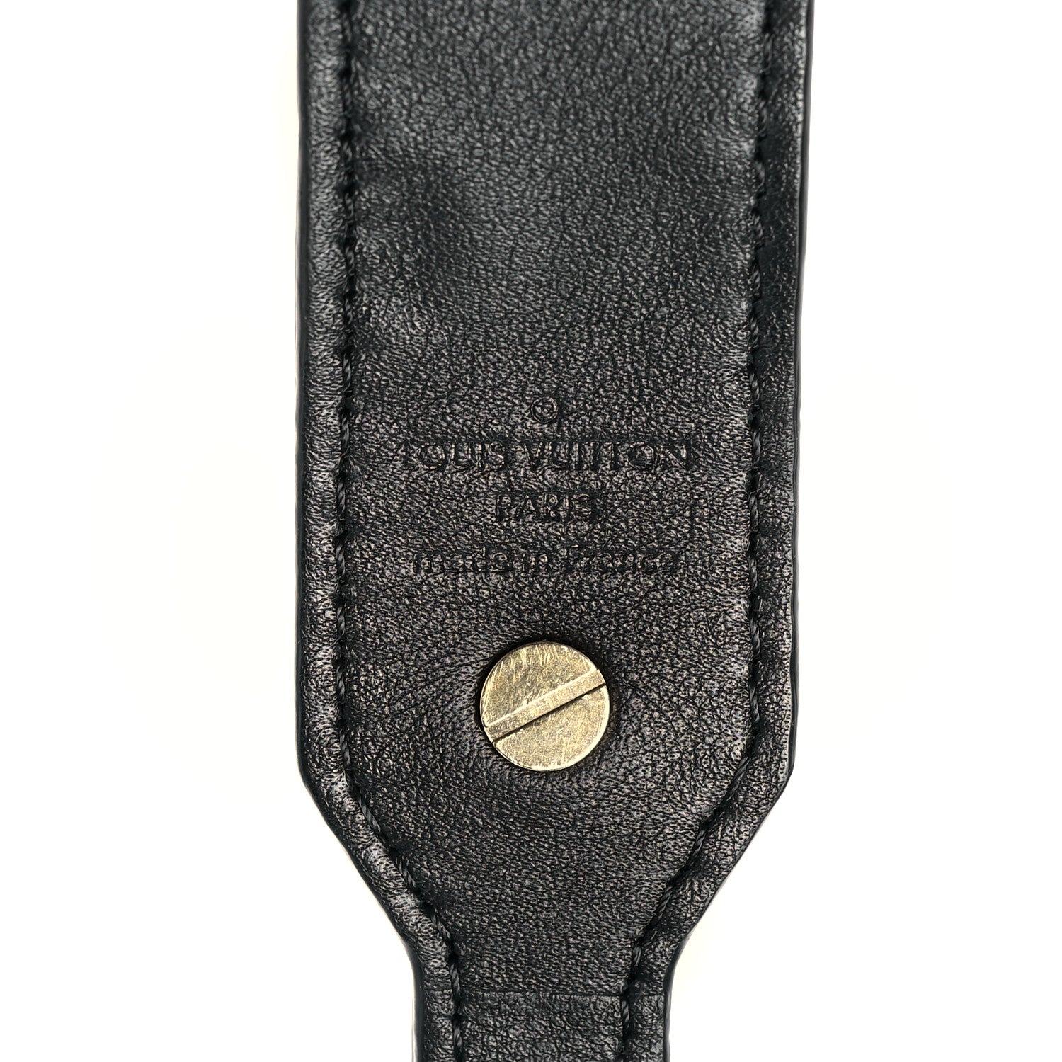 Louis Vuitton Monogram Bandouliere Shoulder Strap XL Black 3 of 3
