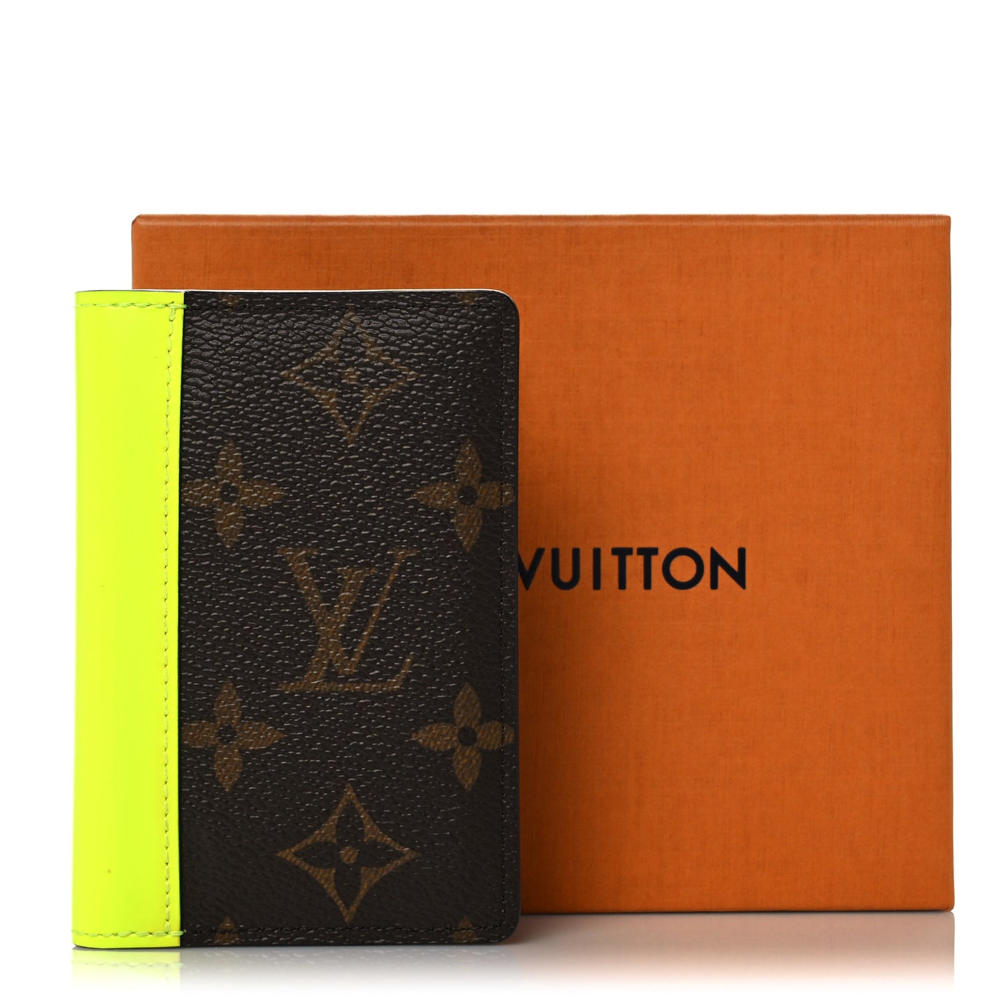 Monogram Pocket Organizer NM Yellow