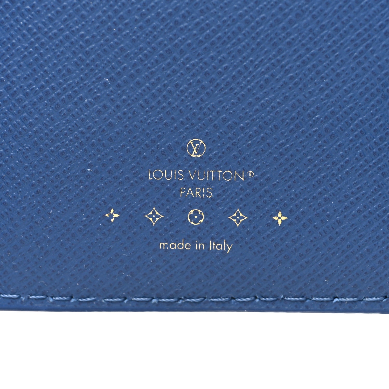 Louis Vuitton Denim Amelia Compact Wallet Blue 7 of 8