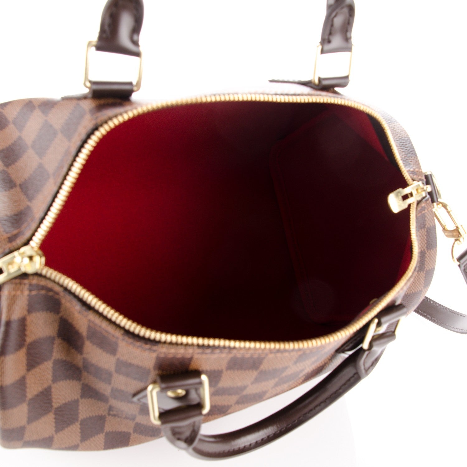 Louis Vuitton Damier Ebene Speedy Bandouliere 30 5 of 8
