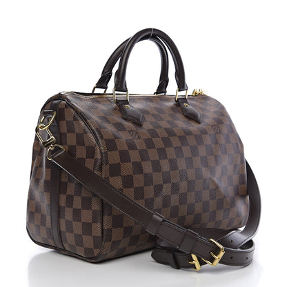 Louis Vuitton Damier Ebene Speedy Bandouliere 30 2 of 9