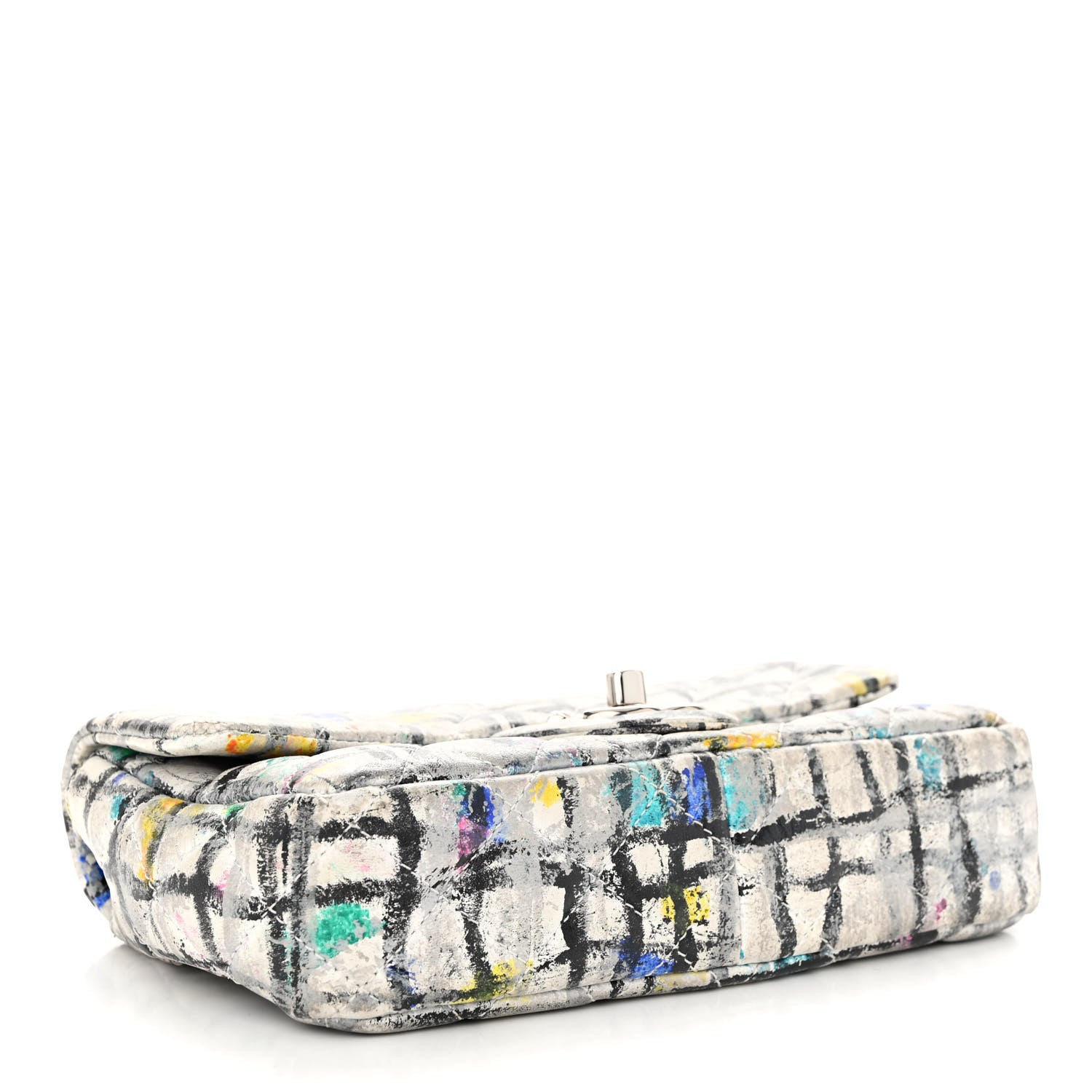 Chanel Calfskin Hand Painted Graffiti Mini Flap Multicolor 4 of 9