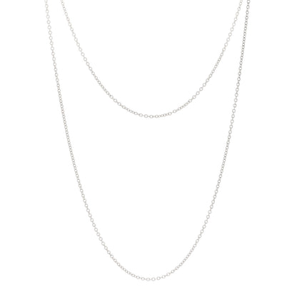 Tiffany Sterling Silver Chain Necklace 31" 1 of 5
