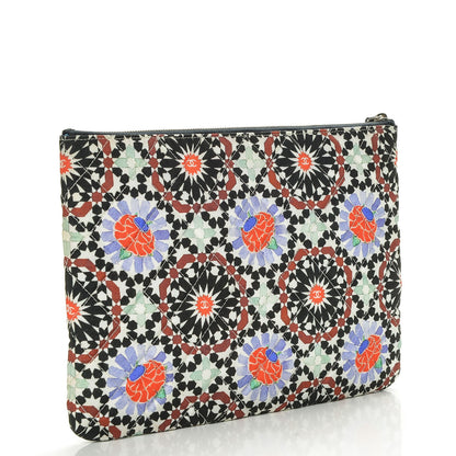 Chanel Coated Canvas Paris Dubai Medium Cosmetic Case Multicolor 3 of 8