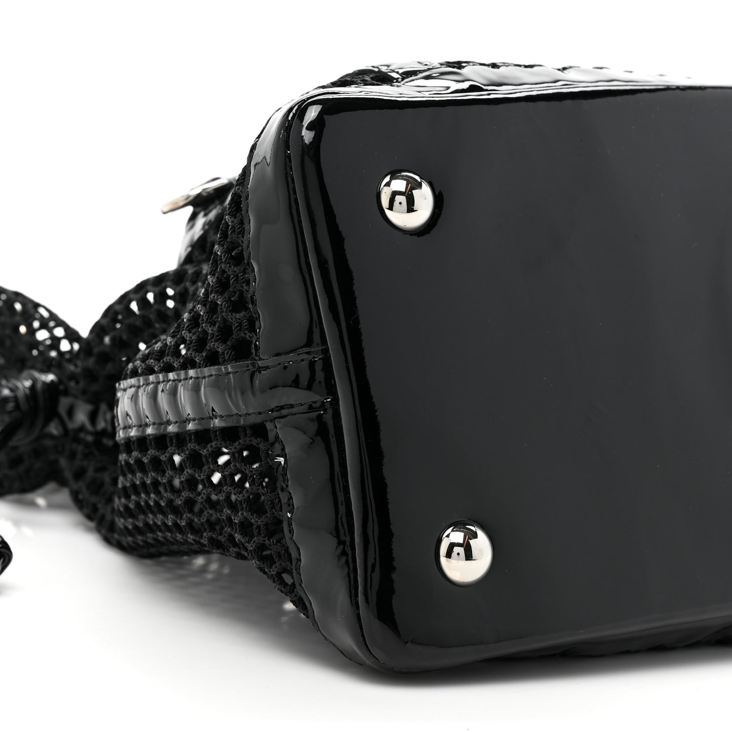 Patent Net Large La Madrague Tote Black