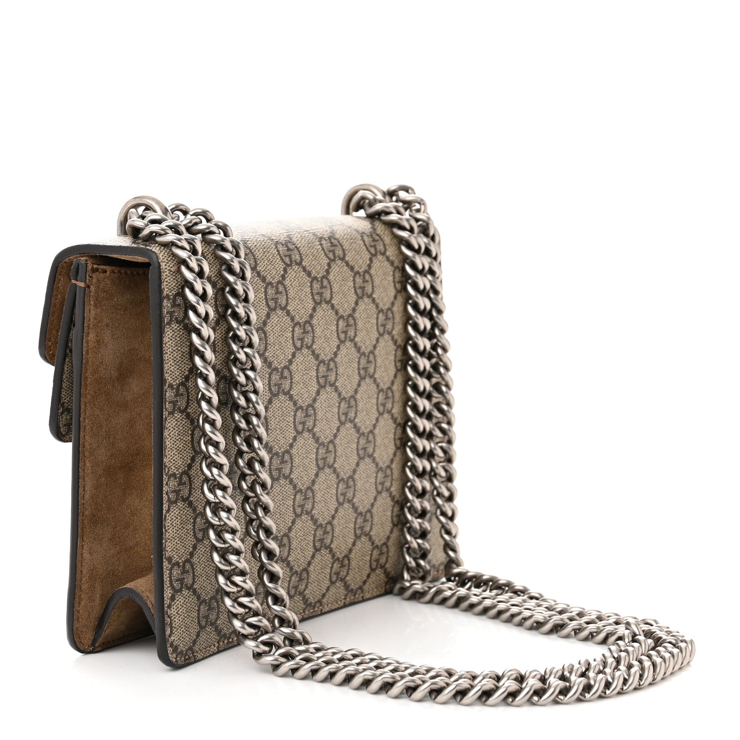 Gucci GG Supreme Monogram Mini Dionysus Shoulder Bag Taupe 3 of 10