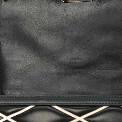 Louis Vuitton Lambskin Malletage Pochette Flap Black 13 of 13
