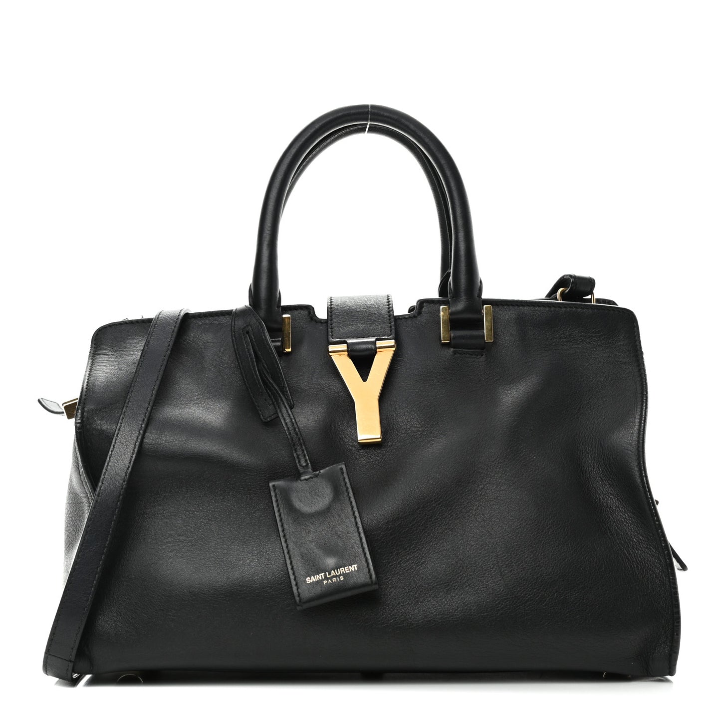 Calfskin Small Classic Y Cabas Black