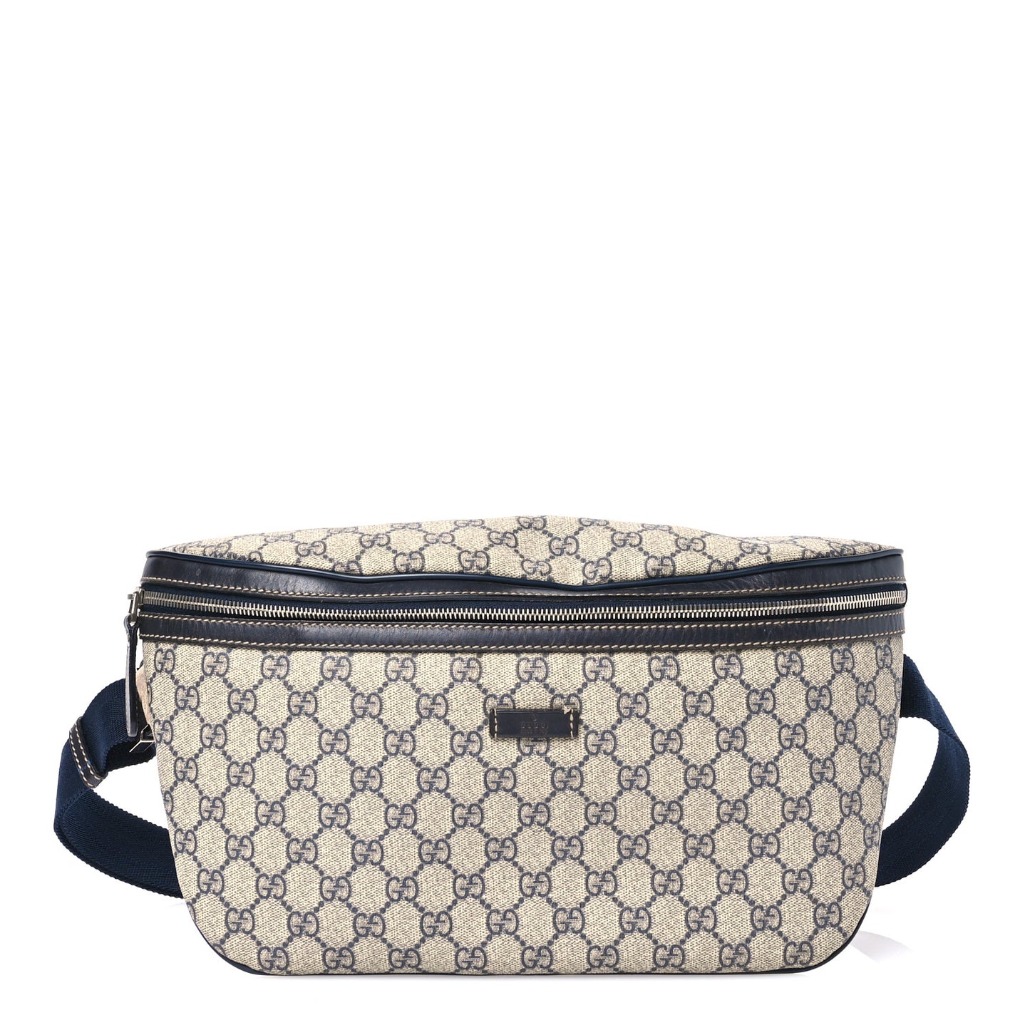 GG Supreme Monogram Belt Bag Navy