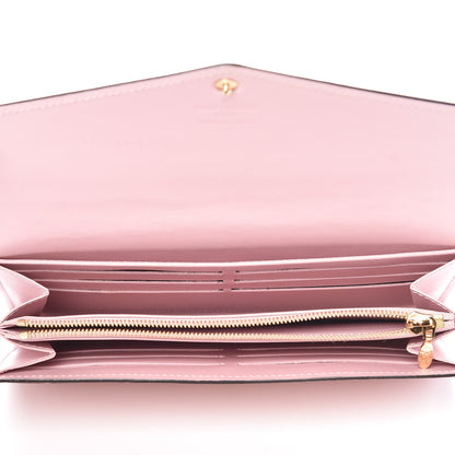 Louis Vuitton Vernis Sarah Wallet NM Rose Ballerine 5 of 8