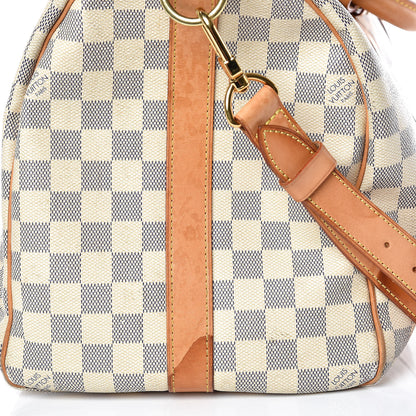 Louis Vuitton Damier Azur Keepall Bandouliere 45 24 of 32