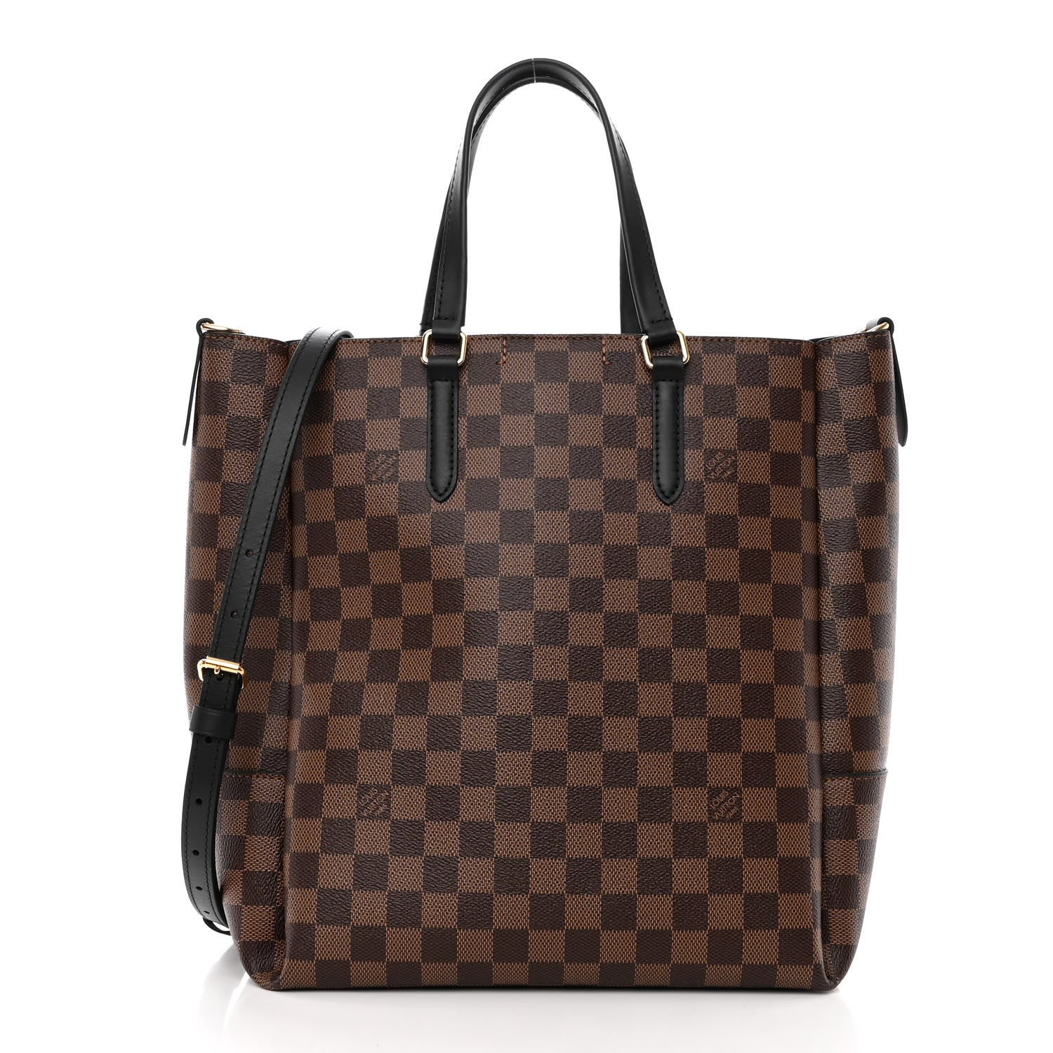Louis Vuitton Damier Ebene Belmont MM Black 3 of 10
