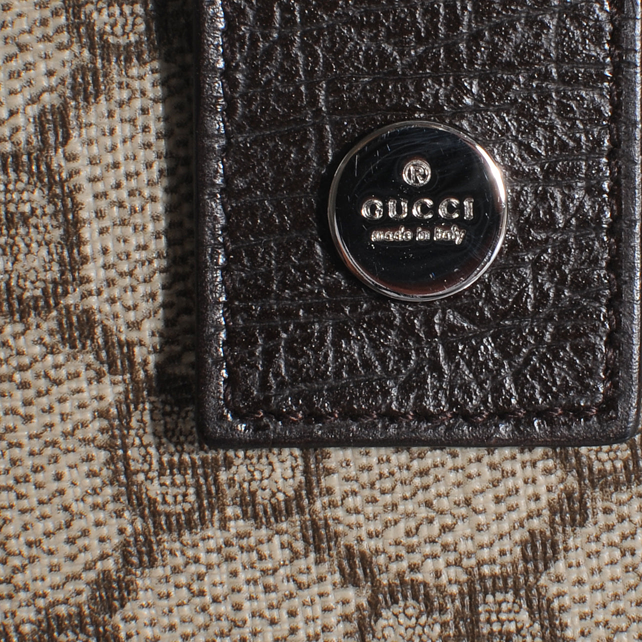 Coated Canvas Monogram Compact Wallet