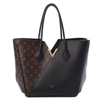 Louis Vuitton Calfskin Monogram Kimono Tote Black 1 of 8